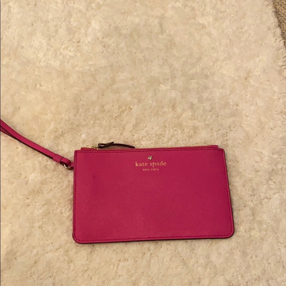 Hot pink Kate Spade Wristlet